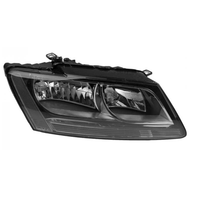 Фара передня для Audi Q5 '08-12, права (DEPO) електр., біла вставка в пов.